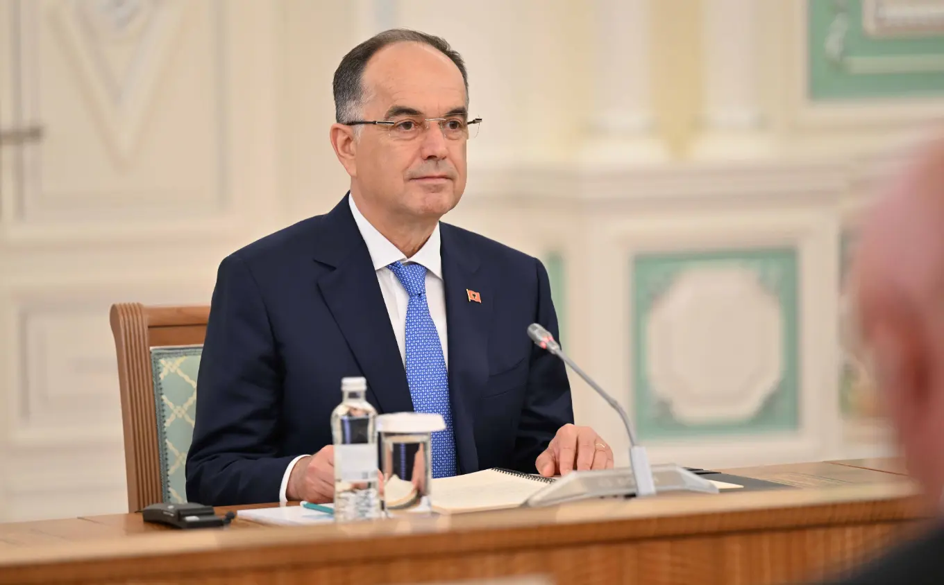 Албанският президент посети Прешевската долина в Южна Сърбия